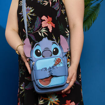 Stitch Camping Cuties Crossbuddies® Cosplay Crossbody Bag with Coin Bag, Image 2